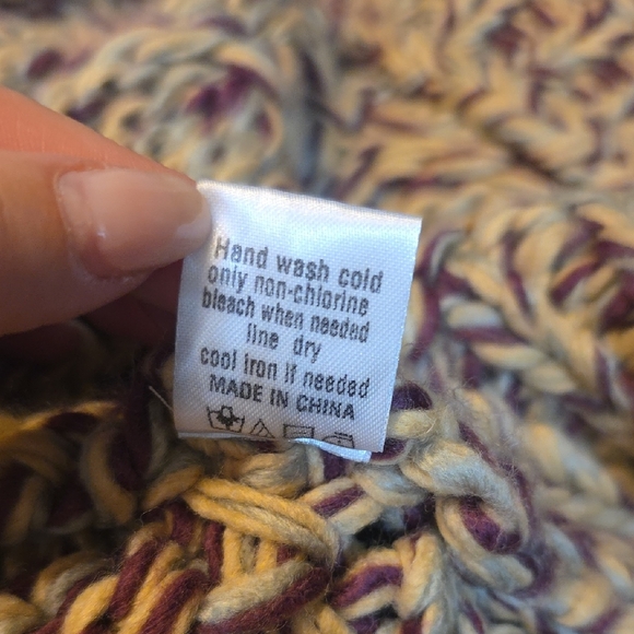 Sage The Label Sweater Chunky Knit Open Cardigan This and That Cardi Size Small - Picture 10 of 11